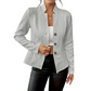Blazer da donna testurizzato con bottoni