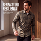 Camicia casual a quadri a maniche lunghe da uomo