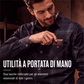 Camicia casual a quadri a maniche lunghe da uomo
