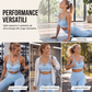 Reggiseno sportivo push-up da donna in rete a trama cava