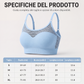 Reggiseno sportivo push-up da donna in rete a trama cava
