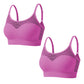 Reggiseno sportivo push-up da donna in rete a trama cava