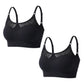 Reggiseno sportivo push-up da donna in rete a trama cava