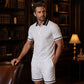 🛍️ Sconto del 50% – Set casual da uomo in 2 pezzi – outfit estivo comodo, traspirante e versatile per l'uso quotidiano e il tempo libero ☀️