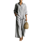 Completo donna: camicia casual e pantaloni a gamba larga fluidi