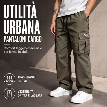 👖 SCONTO DEL 53%! 🏕️ Pantaloni cargo da uomo con vestibilità comoda – confortevoli, versatili e dotati di molte tasche – ideali per l'uso quotidiano, le attività all'aperto e il tempo libero ✨