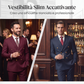 Completo da uomo 2 pezzi: giacca slim fit e pantaloni