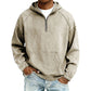 Giacca di jeans casual da uomo con mezza zip
