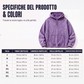 Giacca di jeans casual da uomo con mezza zip