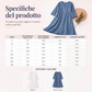 Abito da donna casual con scollo a V e tasche