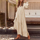Abiti da donna casual versatili con scollo a V e taglio comodo