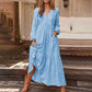 Abiti da donna casual versatili con scollo a V e taglio comodo