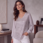 💎 Offerta esclusiva 👚 Top da donna con scollo a V e paillettes – Aspetto glamour ed elegante