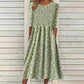 Abito da donna con stampe floreali e smanicatura