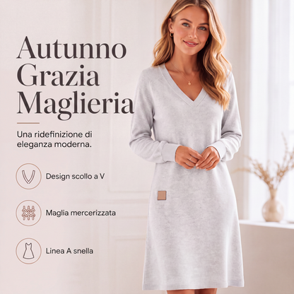 Abito midi aderente e lusinghiero con scollo a V
