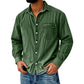 Camicia di jeans lavata retrò da uomo