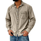 Camicia di jeans lavata retrò da uomo