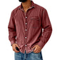 Camicia di jeans lavata retrò da uomo