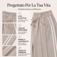 Pantaloni da donna a gamba larga con coulisse