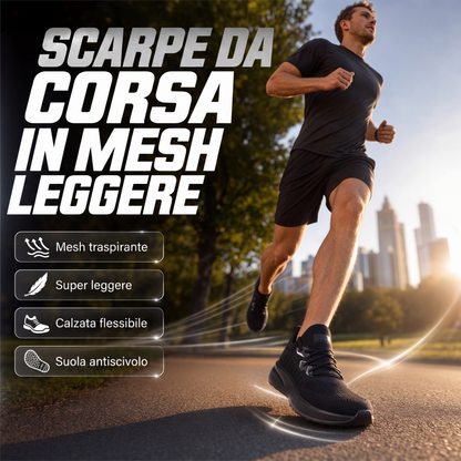 Scarpe da corsa leggere e traspiranti da uomo