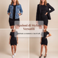 Abito T-shirt aderente da donna con maniche corte e arricciature