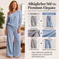 📢📢Sconto del 50%!!!🎉✨Set composto da top da donna con spalle scoperte e pantaloni a gamba larga