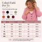 Cardigan in maglia con colletto a volant da donna