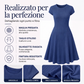 Abito da donna elegante in maglia a coste spazzolato