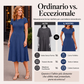 Abito da donna elegante in maglia a coste spazzolato