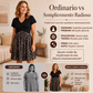 Abito da donna midi con scollo a V e maniche corte