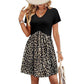 Abito da donna midi con scollo a V e maniche corte