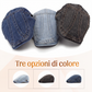 Cappello da newsboy in denim unisex