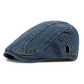 Cappello da newsboy in denim unisex