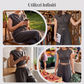 Set da donna con top incrociato e pantaloni a gamba larga
