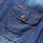 Camicia di jeans casual da uomo a maniche corte