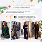 Completo donna due pezzi top e pantaloni in velluto