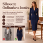 Abito blazer monopetto asimmetrico elegante da donna