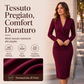 Abito blazer monopetto asimmetrico elegante da donna