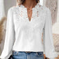 Top elegante da donna a maniche lunghe