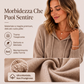 Maglione lavorato a maglia con cappuccio casual da donna