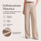 Pantaloni da tailleur a vita alta e gamba larga da donna
