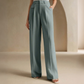 Pantaloni da tailleur a vita alta e gamba larga da donna