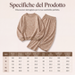Set da donna con felpa stampa leopardata e pantaloni a gamba larga