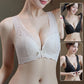 Reggiseno Push-up Senza Fili con Chiusura Frontale in Pizzo