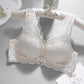 Reggiseno Push-up Senza Fili con Chiusura Frontale in Pizzo