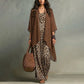 Set di abito lungo maxi fluido chic da donna e copricostume