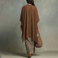 Set di abito lungo maxi fluido chic da donna e copricostume