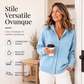 Cardigan lavorato a maglia con cappuccio, modello largo da donna