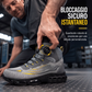 Scarpe antinfortunistiche alte con puntale in acciaio e suola resistente alle forature