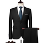 Set completo da uomo da lavoro modello moderno, composto da 2 pezzi